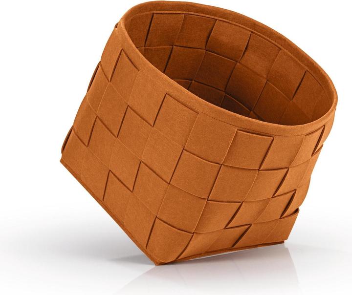 Produktbild N8werk Aufbewahrungskorb Filz 32 cm Rostbraun (1 x, 32 x 32 x 32 cm)