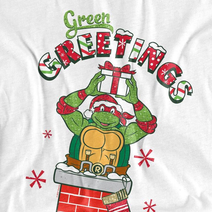 Image du produit Teenage Mutant NT - T-shirt GREEN GREETINGS - Adulte (M)