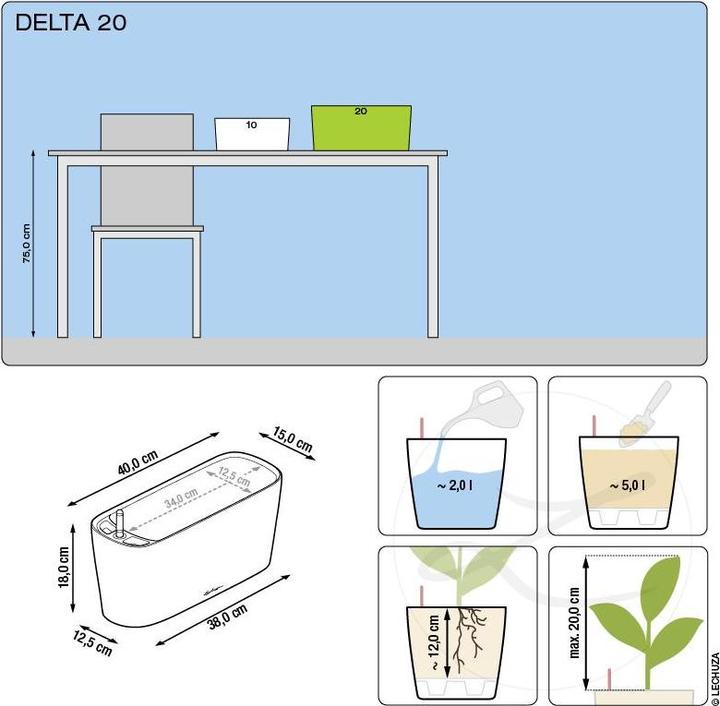 Produktbild Lechuza Delta (15 cm)