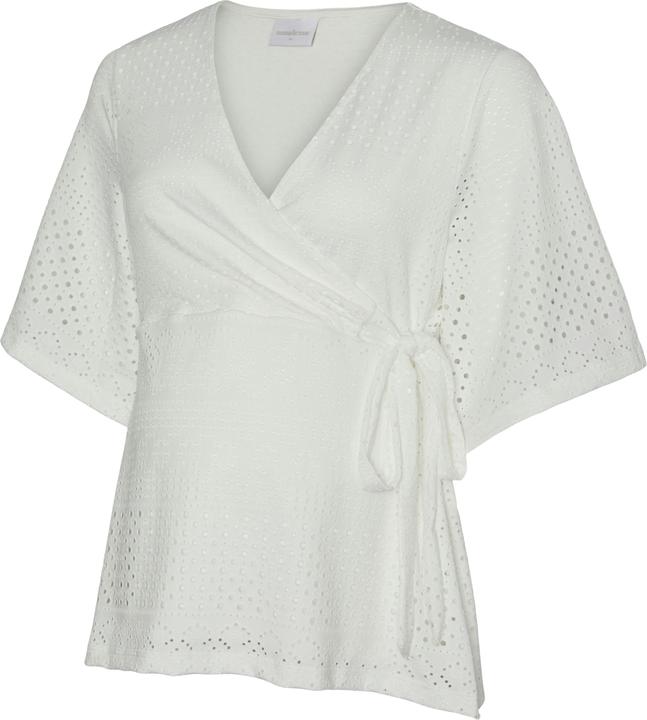 Mamalicious Normal geschnitten V-Ausschnitt Top Bluse