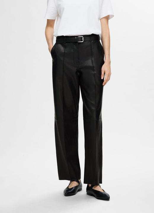 Immagine prodotto Selected Femme Pantaloni in pelle dal taglio ampio (42)