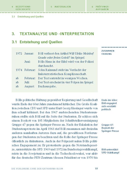 Actual product image Heinrich Böll: Die verlorene Ehre der Katharina Blum (German, Henry Boell, 2019)