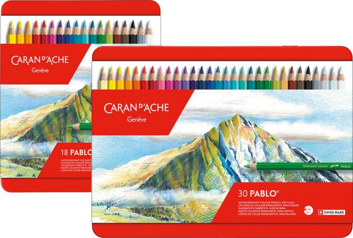 Image du produit Caran d'Ache Pablo Metallschachtel (Multicolore, 40 x)