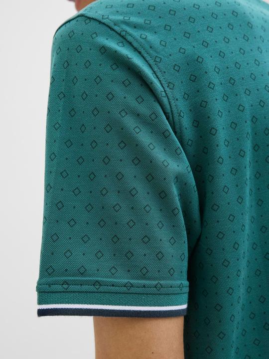 Actual product image Jack & Jones All Over Print Polokragen Poloshirt Poloshirt (L)