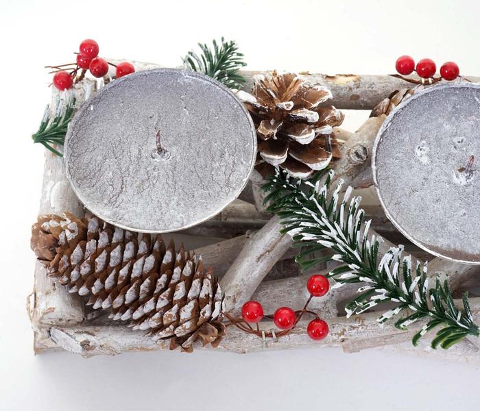 Actual product image Swisshandel24 Advent wreath (50 x 15 x 11 cm)