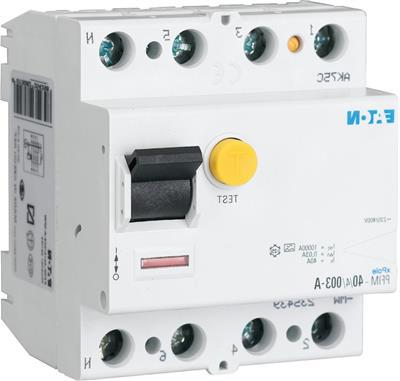 Actual product image Eaton RCD switch, 40A, 4p, 300mA, type A 235441