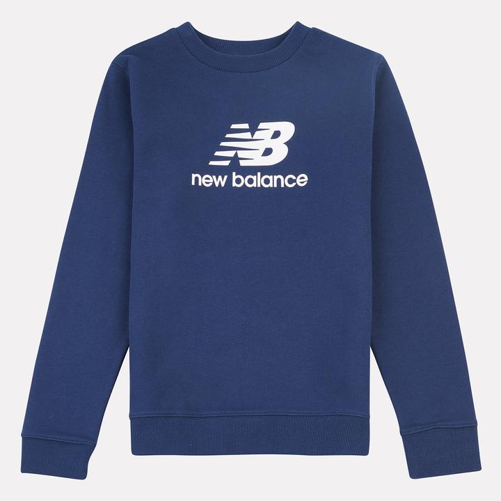Produktbild New Balance B French Terry Stacked Logo Crew (12, 13)