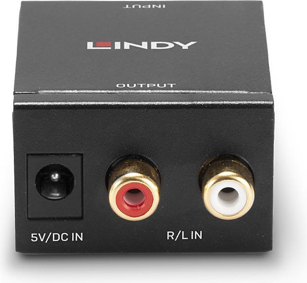 Actual product image Lindy Phono to Toslink (Optical) & Coaxial ADC (Analog -> Digital)