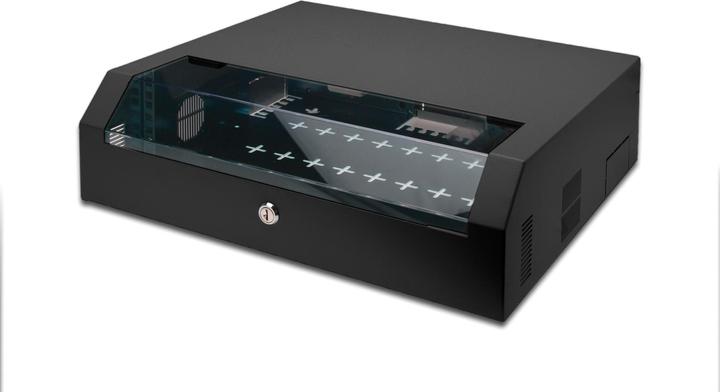 Immagine prodotto Digitus Armadio a muro 48,3 cm 19 pollici Slim Line 5U opzione di montaggio 2U verticale 3U (5 HE, Rack da 19 pollici)