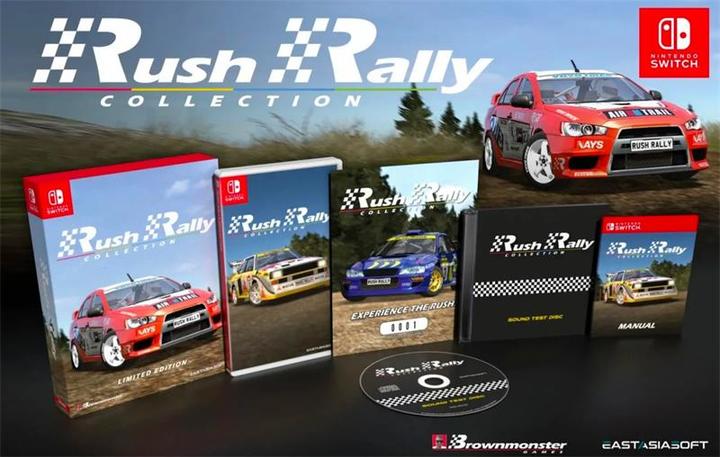 Produktbild Eastasiasoft Rush Rally Collection - Limited Edition (Switch, Switch Lite, Switch OLED, EN)