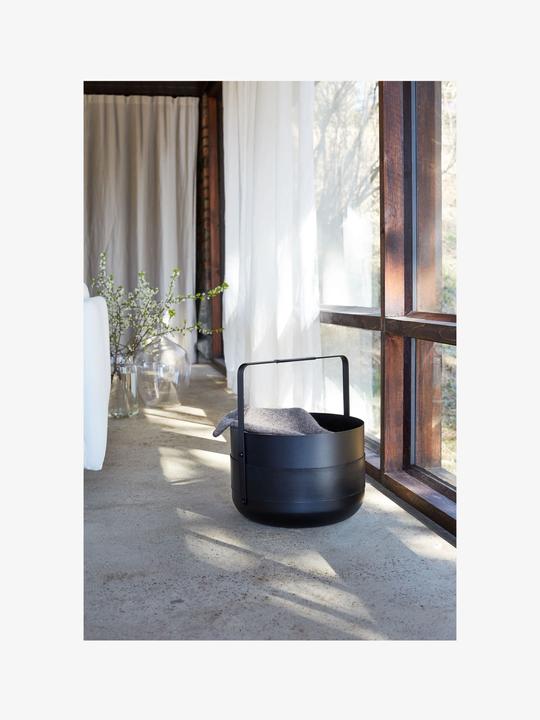 Actual product image Eldvarm Fireplace basket black