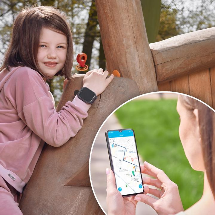 Image du produit Forever Smartwatch GPS WiFi 4G Kids KW-510 black (4G)