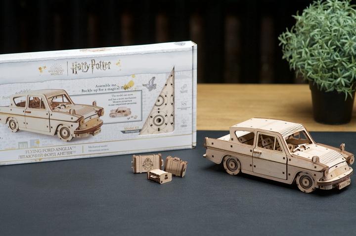 Actual product image Ugears Flying Ford Anglia
