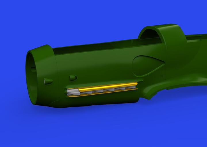 Image du produit Eduard Bf 109K-4 exhaust stacks PRINT 1/48