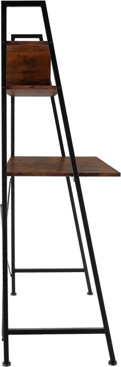 Actual product image tectake Writing desk Exeter | 85.5x46.5x140cm with overhead storage