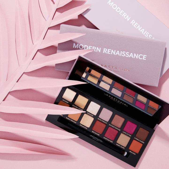 Produktbild Anastasia Beverly Hills Modern Renaissance (Cyprus Umber, Tempera, Golden ochre, Vermeer, Buon Fresco, Antique Bronze, Love Letter, Realgar, Warm Taupe, Venetian red, Red Ochre, Primavera, Burnt Orange, Raw Sienna)
