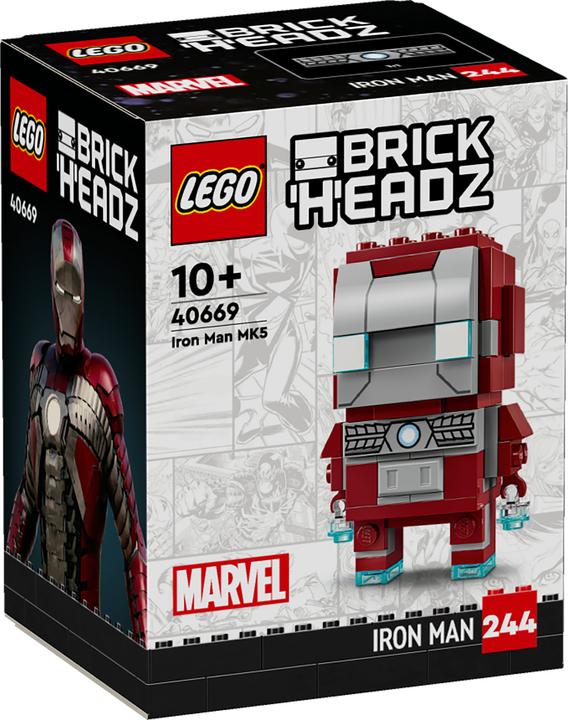 Produktbild LEGO BrickHeadz Marvel Iron Man MK5 (40669, LEGO Brickheadz)