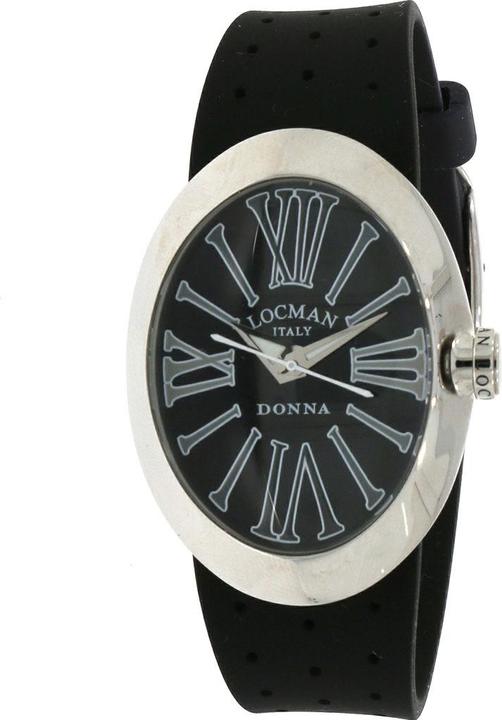 Produktbild Locman Italy Damenuhr Donna schwarz Ref. 0410 (Analoguhr, 34.50 mm)