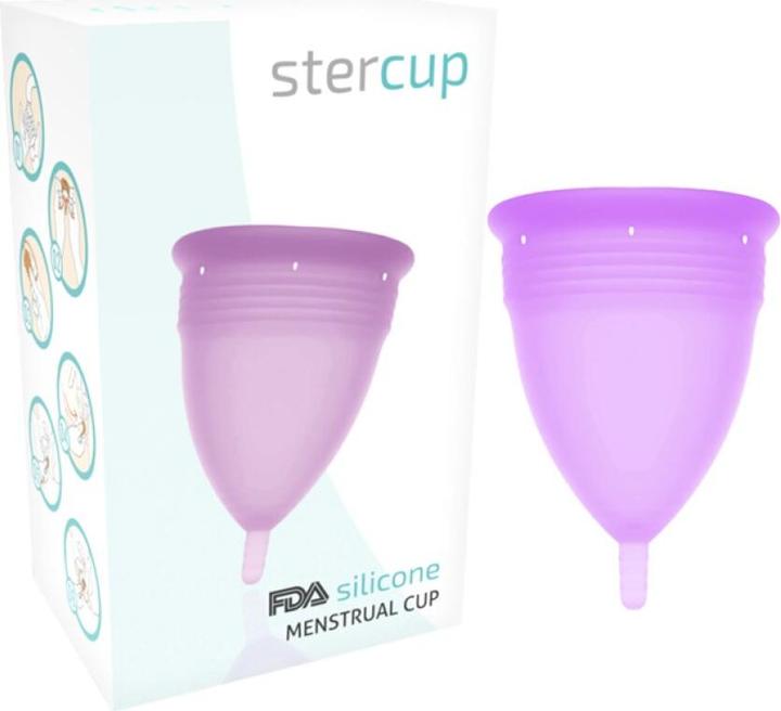 Immagine prodotto Stercup Coppetta Mestruale Di Colore Viola In Silicone Fda (S)