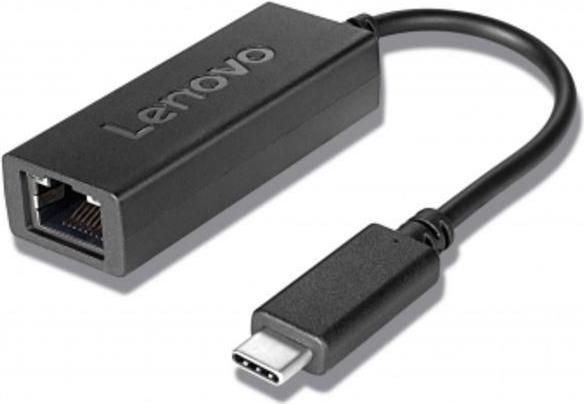 Actual product image Lenovo Cable BO USB C To Ethernet (USB-C, RJ45 (1x))