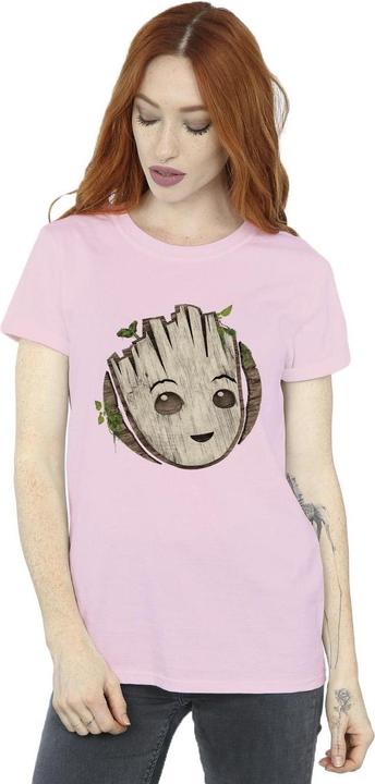 Image du produit - T-shirt AM GROOT WOODEN HEAD - Femme (L)