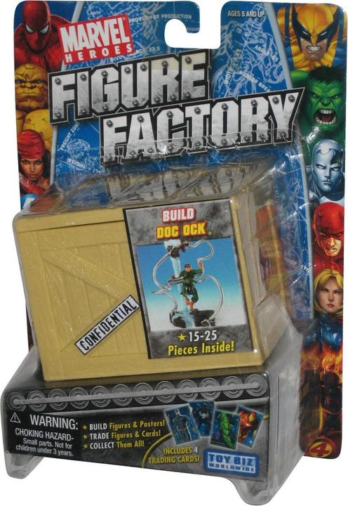 Image du produit ToyBiz Marvel Figure Factory Build Doc Ock Figure with Crate