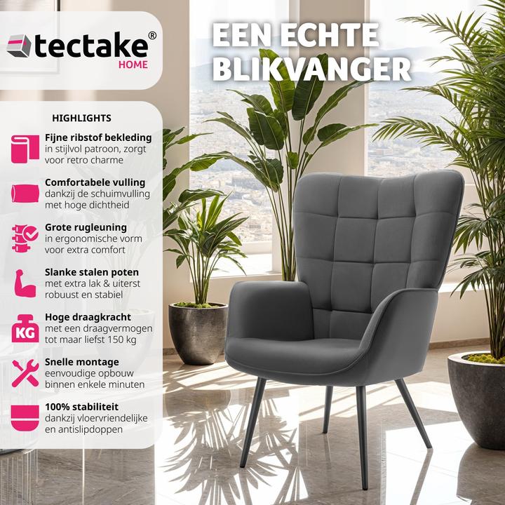 Actual product image tectake Rattan Lounge Lucca