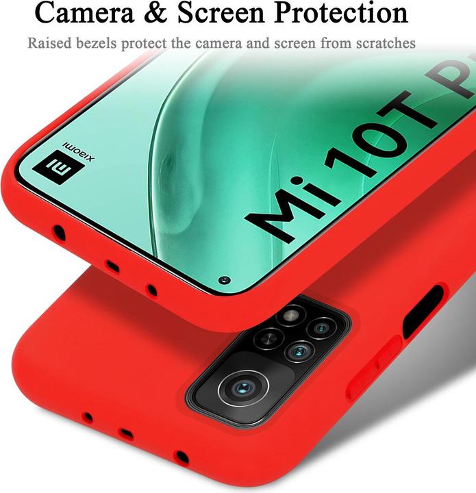 Immagine prodotto Cadorabo Copertura della cassa del silicone liquido TPU (Mi 10T, Mi 10T Pro)