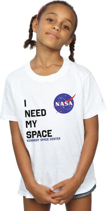 Actual product image Nasa Girls I Need My Space Cotton T-Shirt (116)