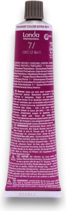 Produktbild Londa Cremehaarfarbe Color 7/ mittelblond natur-warm (7/ mittelblond natur-warm)
