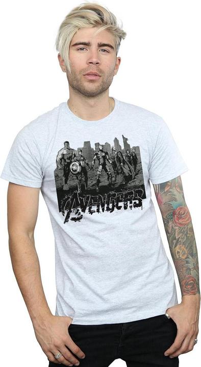 Image du produit Mens Avengers Mono Team Art T-Shirt (S)