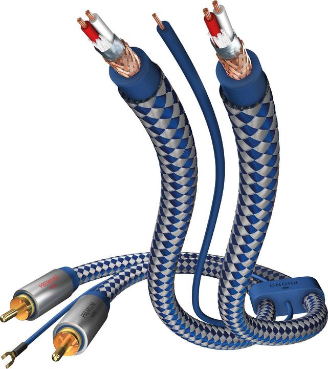 Actual product image Inakustik premium phono cable (2 m, Cinch)