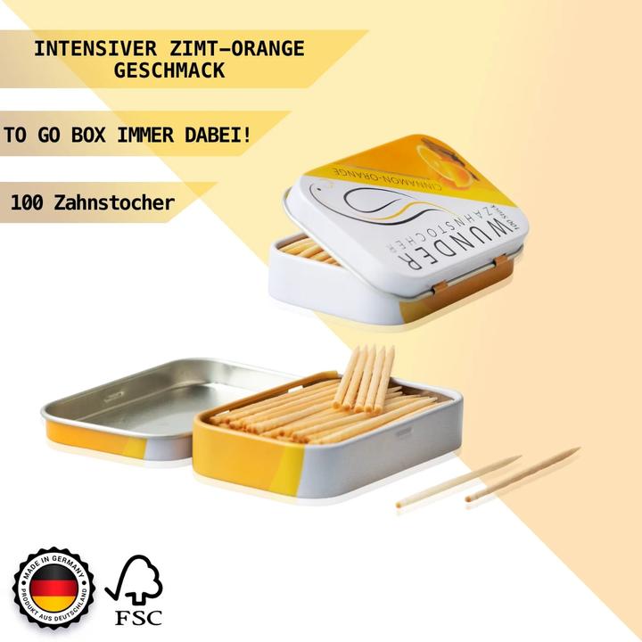 Image du produit Wunder Zahnstocher Cure-dents parfum cannelle-orange (1 x)
