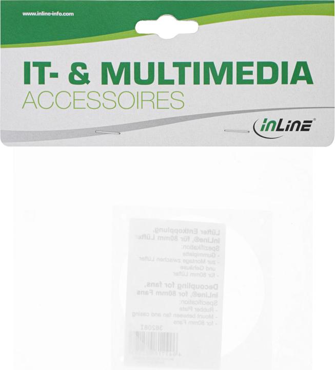 Immagine prodotto InLine ® Disaccoppiamento della ventola, per ventola da 80mm