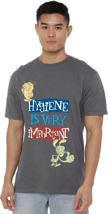 Immagine prodotto Ren & Stimpy Hygiene Is Very Important Maglietta Uomo (4XL)