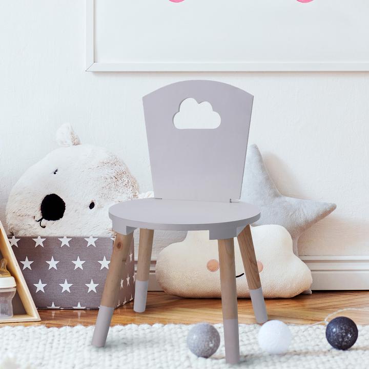 Produktbild Koopman Hölzerner Hochstuhl Weiss (Kindersitzgruppe)
