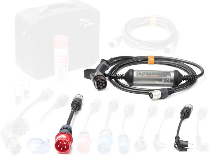 Produktbild Juice Technology Juice Booster 2 EU Basic Set (Typ 2, 22 kW, 32 A, CEE32 rot, CEE 7/7)