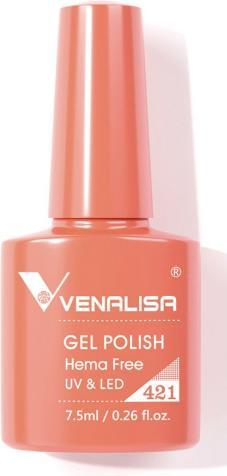 Venalisa Gellack 421 UV/LED (Coral, UV-Gel Lack)