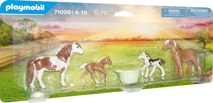 Image du produit Playmobil 2 poneys islandais avec leur poulain (71000, Playmobil Country)