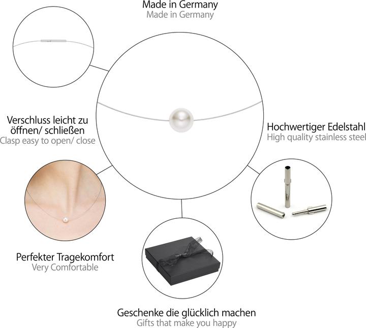 Produktbild Heideman Florere Single silberfarbend glanzmatt (100% Edelstahl)