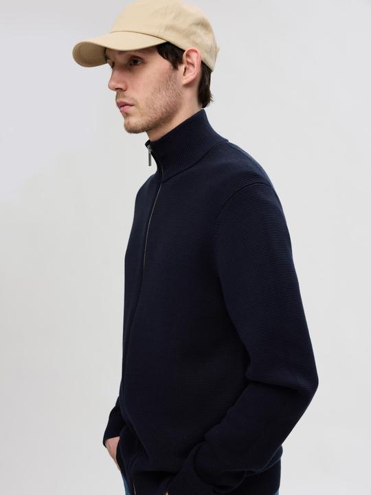 Image du produit Selected Homme Cardigan zippé à col haut (L)