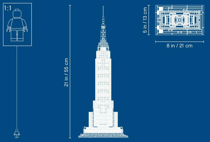 Actual product image LEGO Empire State Building (21046, LEGO Architecture)
