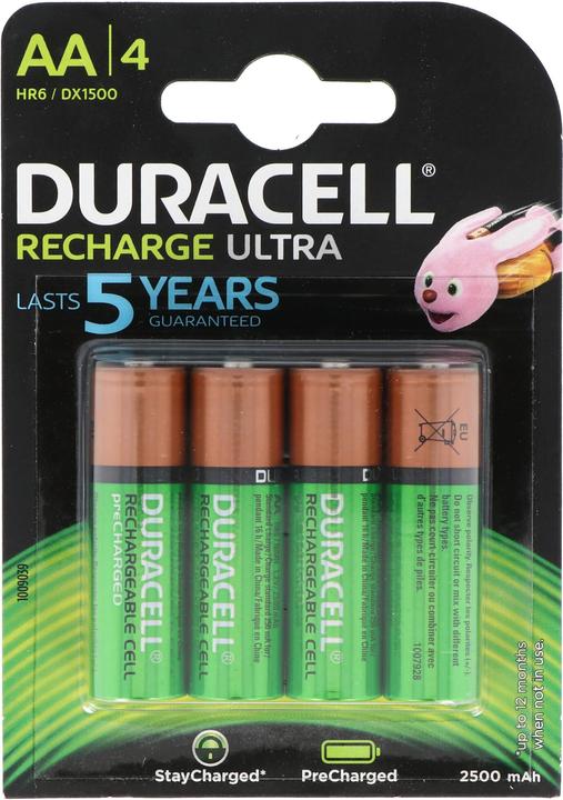 Duracell Recharge Ultra (4 pcs, AA, 2500 mAh)
