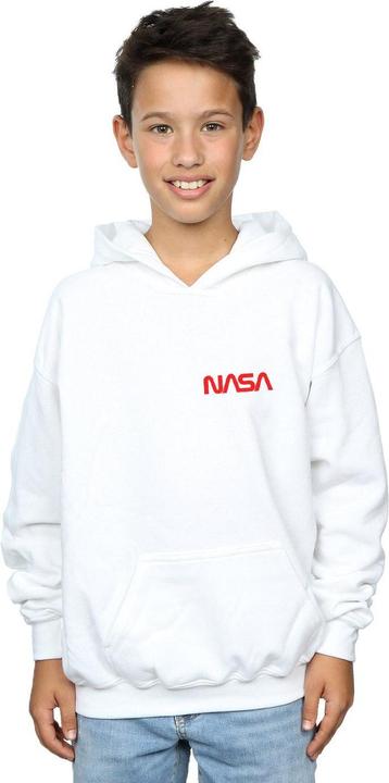 Immagine prodotto Nasa Modern Logo Chest Felpa con Cappuccio Ragazzi (152, 158)