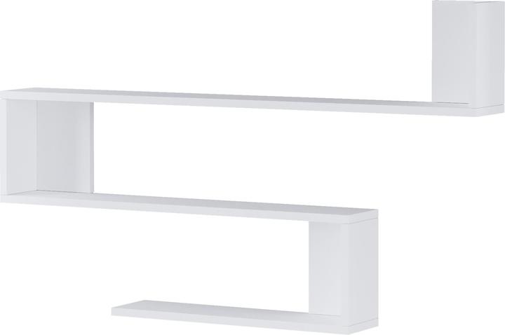 Immagine prodotto En.Casa Scaffale da parete Kitee 120 x 14,5 x 71,5 cm Bianco