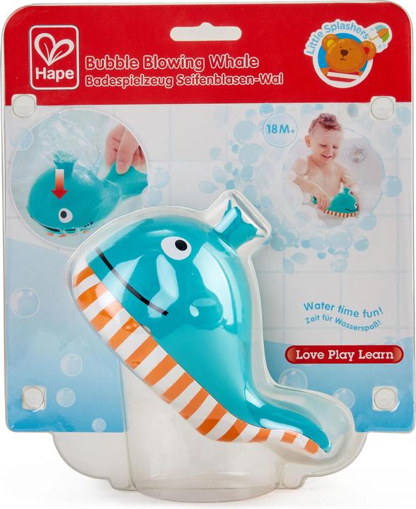 Actual product image Hape Bubbles Whale