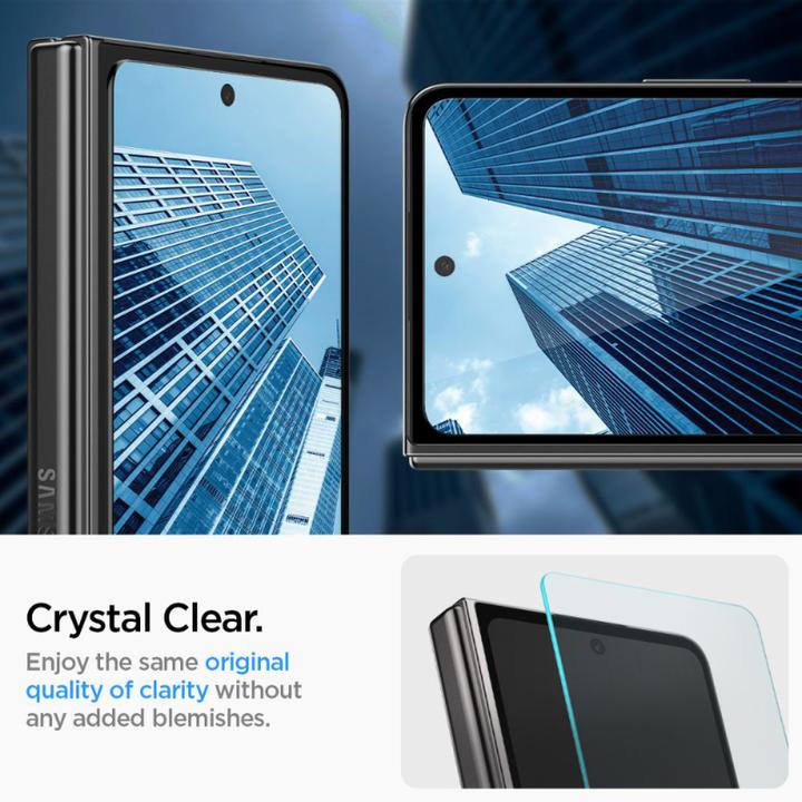 Actual product image Spigen Glas.TR EZ Fit (1 Piece, Samsung Galaxy Z Fold5)