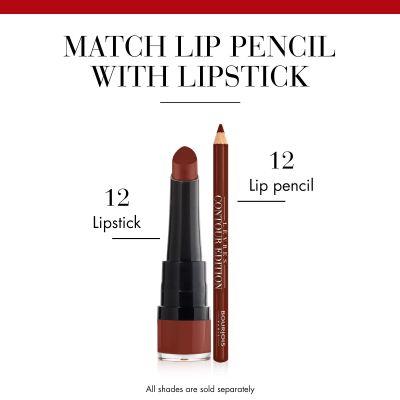 Actual product image Bourjois Rouge Velvet The Lipstick (12 Brunette)