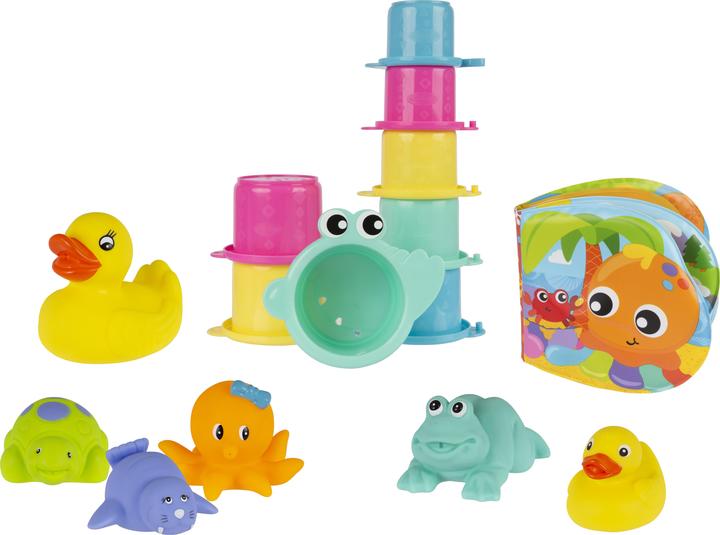 Actual product image Playgro Bath toy gift set 15 pcs.