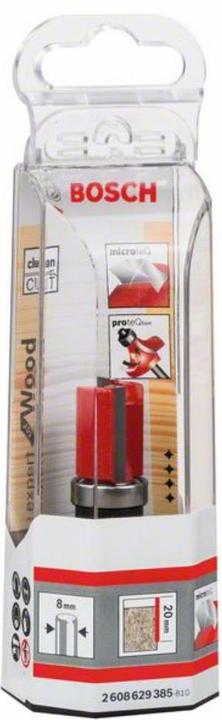 Immagine prodotto Bosch Professional Zubehör Fresa a filo Expert per laminato di legno, 8 mm, D1 16 mm, L 20 mm, G 60 mm